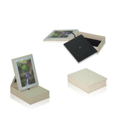 China Special Artistic Gray Album Box Irregular Shape Photo Album Box for sale