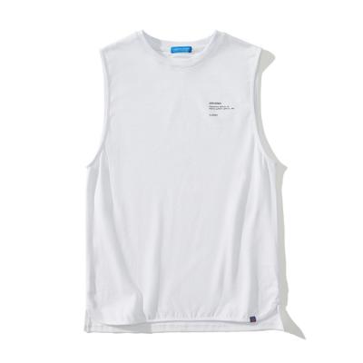 China Anti-wrinkle Brand Chinese Cost Price Breathable Quick Dry Sleeveless T-shirt For Men for sale