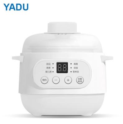 China Modern Stylish 1L Capacity Ceramic Pot With Digital 6in1 Multi Functions Electric Stew Pot Soup Maker for sale