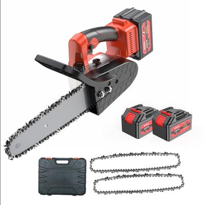 China Chainsaws 10inch Anti-skid chain felling tree household small portable handheld lithium electric chainsaw for sale for sale