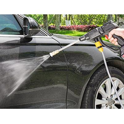 China WHAMX Household High Press Water Cordless Car Wash High Pressure Portable Lithium Battery Car Wash Gun for sale