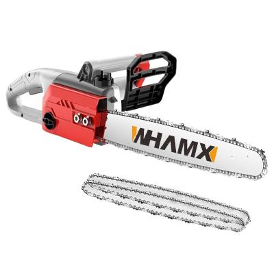 China 2-Stroke WHAMX 12 Inch 3400w Aluminum Body Dual Purpose Chains 2 1 Plate Gasoline Chainsaw for sale