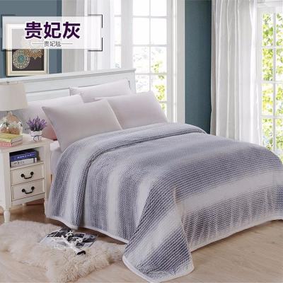 Cina Coperta di lusso del letto della flanella di colore solido, spazio in bianco reversibile spesso della flanella antistatico in vendita