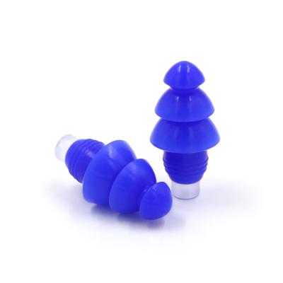 China Safety\Newest Durable Soft\Comfortable Silicone Swimming Earplugs Selective Hearing Noise Cancel Reusable Sleep Earplugs for sale