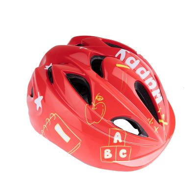 China Unisex Lightweight Adjustable Cute Material Environmental Protection Head Vent 12 Bicycle Helmets For Kid Helmet for sale