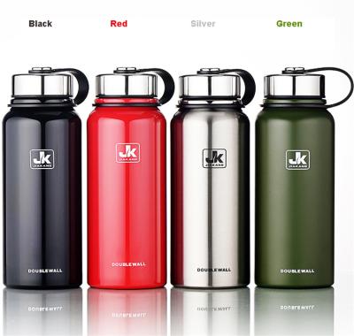 China Business 20oz 28oz 32oz 50oz Large Capacity Wide Mouth Double Wall Vacuum Insulated Stainless Steel Water Bottle With Tea Infuser for sale