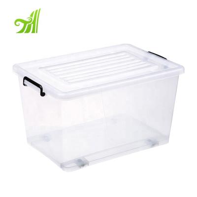 China Best Selling Universal Transparent 5L Household Tissue Stocked Storage Box for sale