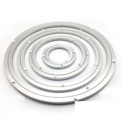 China 360 Degree Rotating Surface Lazy Susan Bearing Low Noise Aluminum 8 12 24 Inches For Table for sale