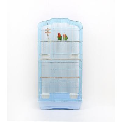 China European And American Castle Folding Starling Bird Parrot Cage With Breathable Portable Run For Sale for sale