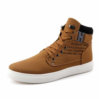 China Original Plush Deodorization Zapatos Altos Comfortable Hot-selling Quality Men's Black High Top Shoes Men's%27s+Sports+Shoes for sale