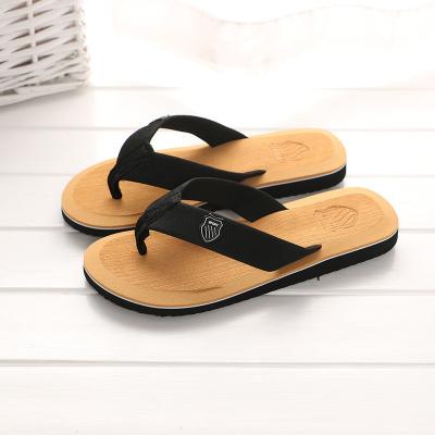 China Cushioning Soft Sole Lightweight New Design 2022 Hot-selling Plus Size Men's Flip Flops Slippers Casual Wholesale for sale