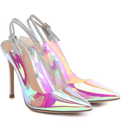 China Factory Price Hot Sale Anti-Smell Plus Size High Heel Women Colorful Elegant Shoes Pumps Shoes Heels For Ladies 2021 New Arrivals for sale