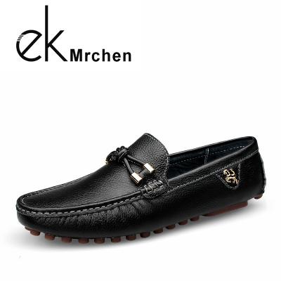 China Lujo Anti-Smell Manufacture Original High Quality Fashionable Casual Loafers Italian Dress Brand Shoes For Men Leather for sale