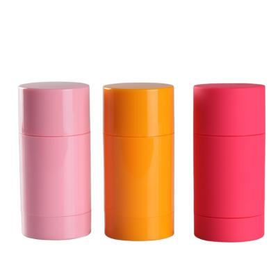 China New Arrival Cheap Pink Blue Black White Empty Cosmetic 30ml 50ml 75ml Skin Care PP Deodorant Plastic Bottle for sale