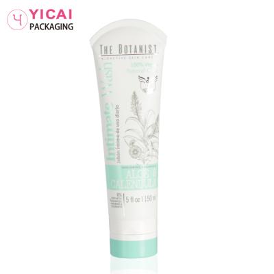 China Custom Eco-Friendly Empty Body Lotion Cream BB Hand Squeeze Plastic Tube Plastic Packaging With PP Spill Top for sale