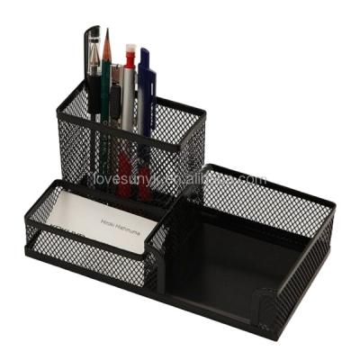 China Eco-friendly Portable Metal File Rack Wire Mesh Desktop Desktop Organizer for sale