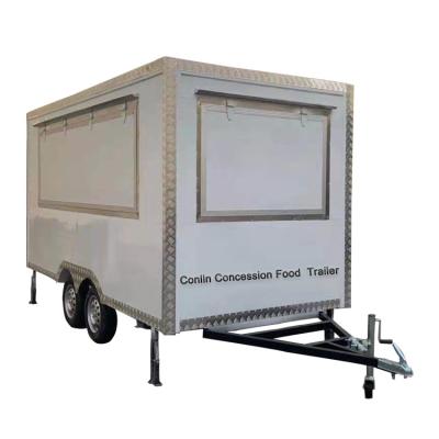 China Vegetable processing factory fully equipped wholesale price concession food trailer truck mobile mobile kitchen for sale for sale