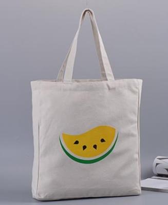 China Soft-Loop Tote Bag Cotton Shopping Canvas Custom Made Eco Friendly Tote Bag for sale