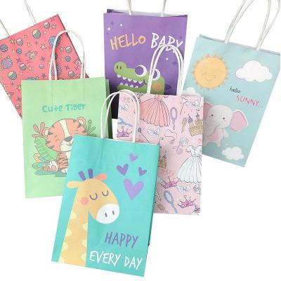 China Wholesale Cheap Custom Handled Printed Paper Bag Gift Shopping Bag With Your Own Logo for sale