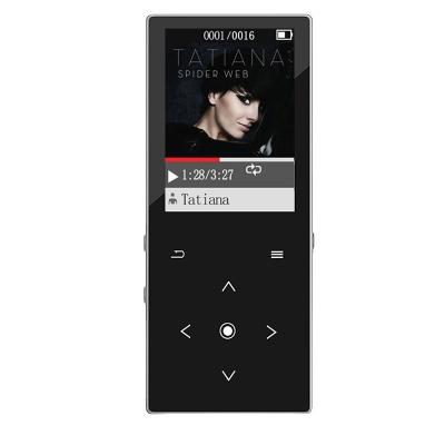 China Card Benjie K8 digital mp4 player with video 1.8 inch tft touch screen mp4 players for student for sale