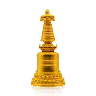 China China Golden Handmade Sticker, Kadang Tibetan Buddhist Pagoda for sale