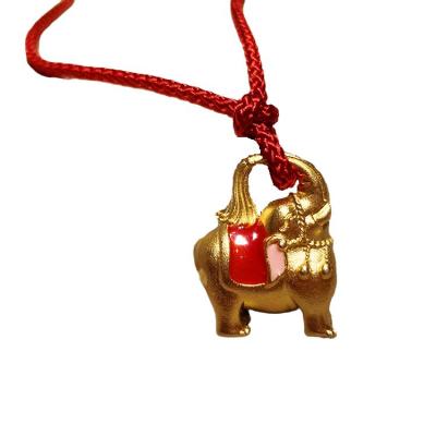 China China Chinese Style Auspicious Elephant Style Enamel High Quality Hot Selling Pendant National Color for sale