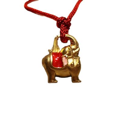 China China Chinese Style Auspicious Elephant Style Enamel High Quality Hot Selling Pendant National Color for sale