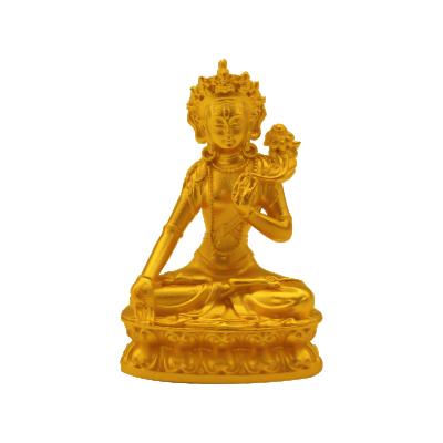 China Decoration Buddha Sculpture Gold Buddhist Sitting Buddha Statue For Home Decor for sale