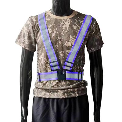 China Vest Heart Selling Visibility Tops Reflective Straps Hot Reflective Traffic Safety Reflective Clothing for sale