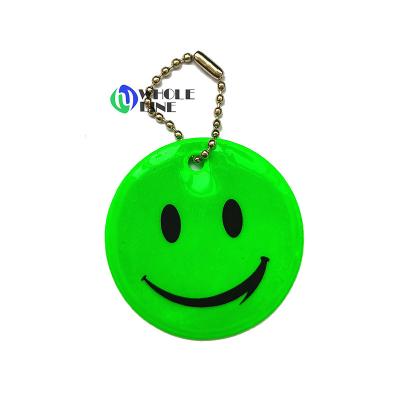 China New Promotional Custom Reflective Doll Bag Design Key Chain Pendant Children's Reflective Hanger for sale