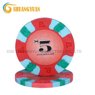 China Pure Tricolor Clay 9.5g Clay NexGen Pro Classic Poker Chip for sale