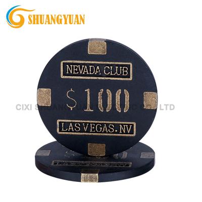 China 16g Zinc Alloy Nevada Club Metal Poker Chip for sale