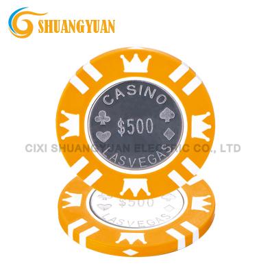 China 15g Las Vegas Iron Casino Coin Inlay Poker Chip for sale