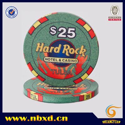 China Ceramic 10g Customized Ceramic Poker Chip for sale