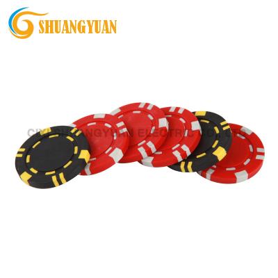 China 2g Clay Double Stripe Mini Clay Poker Chip for sale