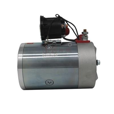 China 12v 24v 1.6kw 2.2kw waterproof electric dc brush motor dc motor for hydraulic power units for sale