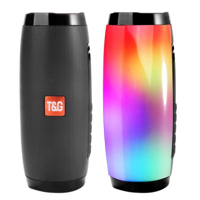 China Newest TG157 Wireless Led Flashing Light Waterproof HIGH FIDELITY Wireless Speaker 1200mah 10W BT Bass Portable Outdoor Speakers for sale