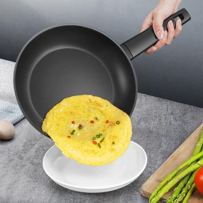 China Sustainable Kitchenware Cookware Pot and Pan Kitchenware Cooking Ware Set Aluminum Alloy Frying Pan Non Stick Pan for sale