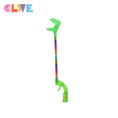 China Real Color Toy Play Sets Party Neck Dinosaur Gripper Dog Claw Clip Candy Blue Toy Real Color Indoor Primary Animal Toy Long for sale