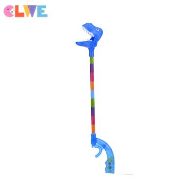 China Real Color Toy Play Sets Party Neck Dinosaur Gripper Dog Claw Clip Candy Blue Toy Real Color Indoor Primary Animal Toy Long for sale