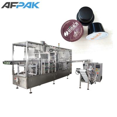 China Automatic Food Shanghai AFPAK Nespresso Coffee Capsule Powder Packing Machine for sale