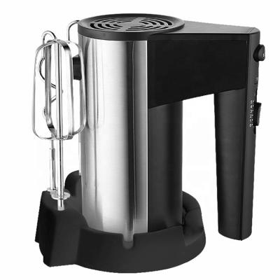 China Beater Ejector Knob Handmixer Stainless Steel Housing With Collection Base Hand Mixer With Turbo Bottom Electric Hand Mixer for sale