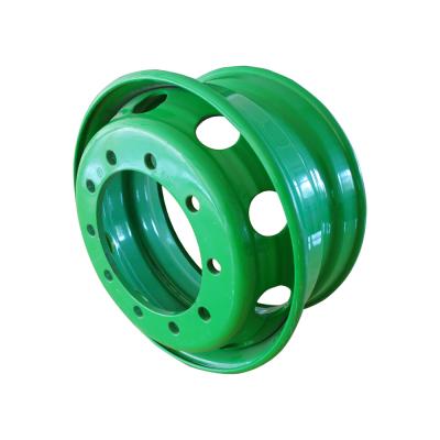 China Disc material380CL Diameter 275'' Forged Aluminum Wheels Machine Finished Polished Heavy Duty Truck Wheel en venta