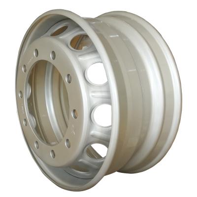 Cina Reasonable Price Heavy Duty Commercial Truck Wheel , Trailer Wheel Rim Applied For Heavy Truck With 22.5 Inch in vendita