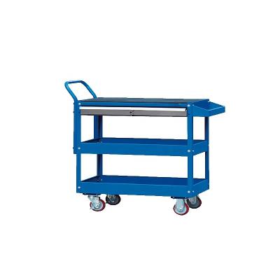 China Storage Three Tray Rolling Tool Cart Mechanic Cabinet Storage Tool Box for sale