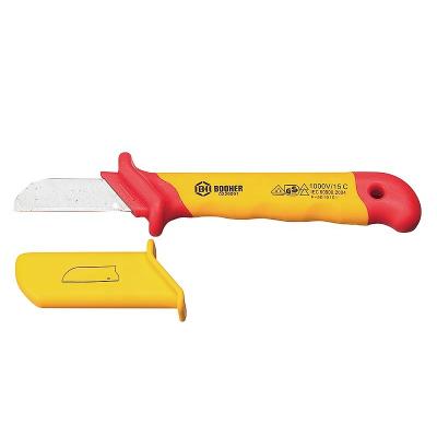 China VDE 1000V Non-Variable Insulated Tools Straight Knife Cable Utility Knife for sale