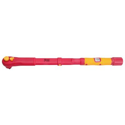 China Chrome-Molybdenum Steel 10-50 Nm VDE 1000V 1/2 Inch Drive Insulated Torque Wrench for sale