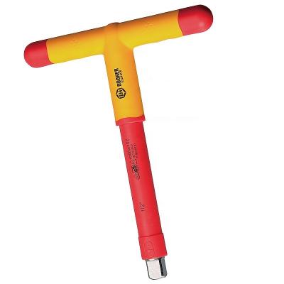 China Chrome Vanadium Steel 3/8 in VDE Insulated 200m T-Handle Wrench for Electricians for sale