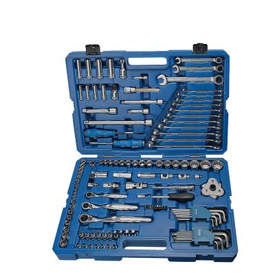 China 128 Piece General Household Car Mechanic Spanner Repair Tool Tool Kit Set With Tool Box Storage Case for sale