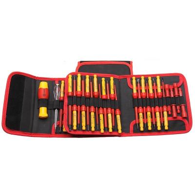 China Good Quality DIY Tools 50 Pieces Phillips Pozidriv Slotted Interchangeable Insulated Screwdriver Set For Electricians for sale